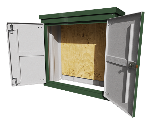 FD4 Double Door GRP Cabinet 1750(W) x 745(D) x 1685(H)mm